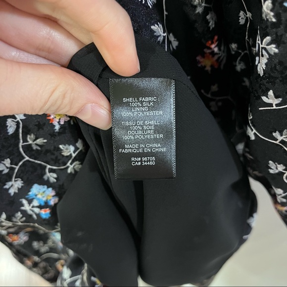 Rebecca Taylor 100% silk jacquard dress - Picture 7 of 8